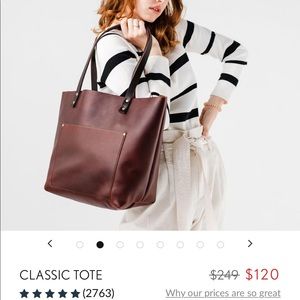 Portland Leather Co Classic Tote